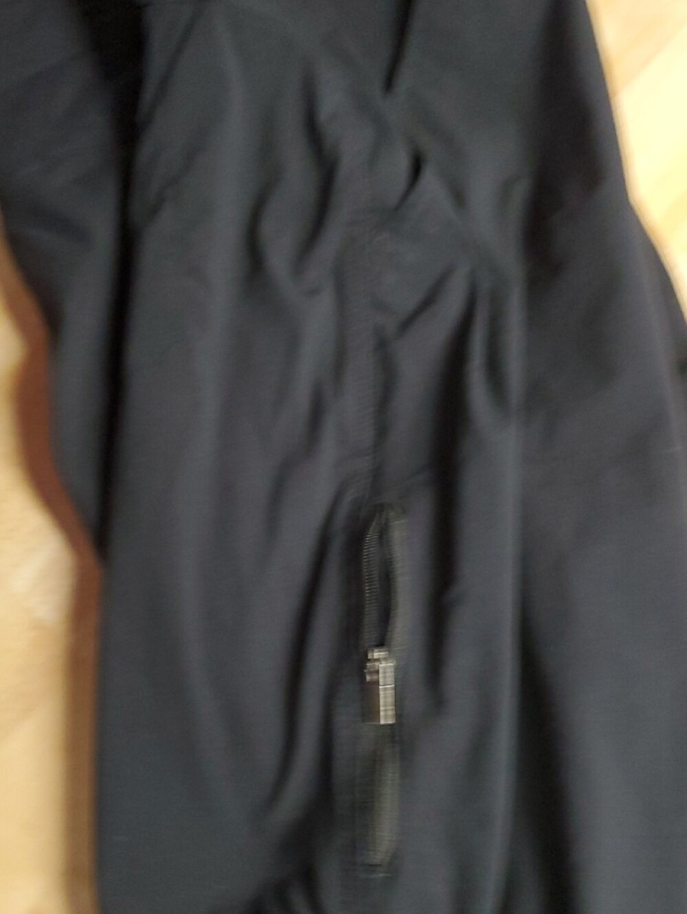 Women's Black Bermuda Shorts with Adjustable Hem #187 - Picture 7 of 8